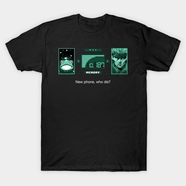 New Phone Who Dis? T-Shirt by mannypdesign